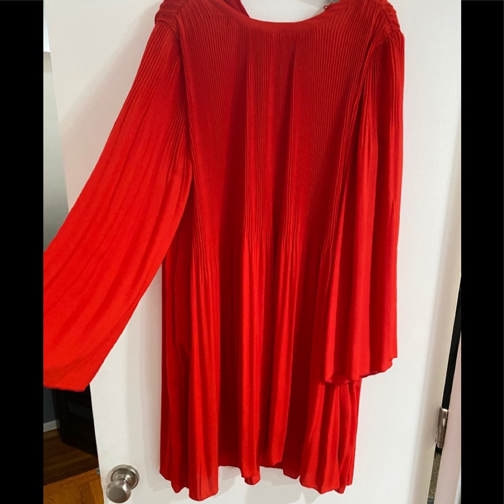 Zara red mini dress size US S